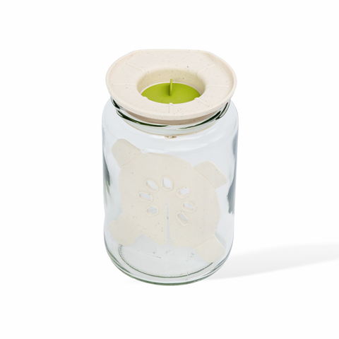 Set za fermentiranje (1 x steklen kozarec + 1 x pokrov za fermentiranje)