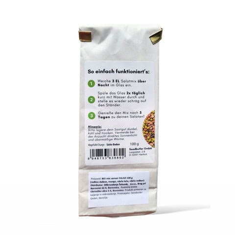 Salad - BIO MIX semen za kaljenje in mikrozelenje