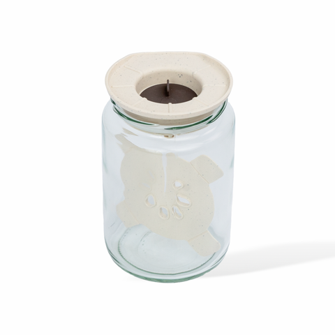 Set za fermentiranje (1 x steklen kozarec + 1 x pokrov za fermentiranje)